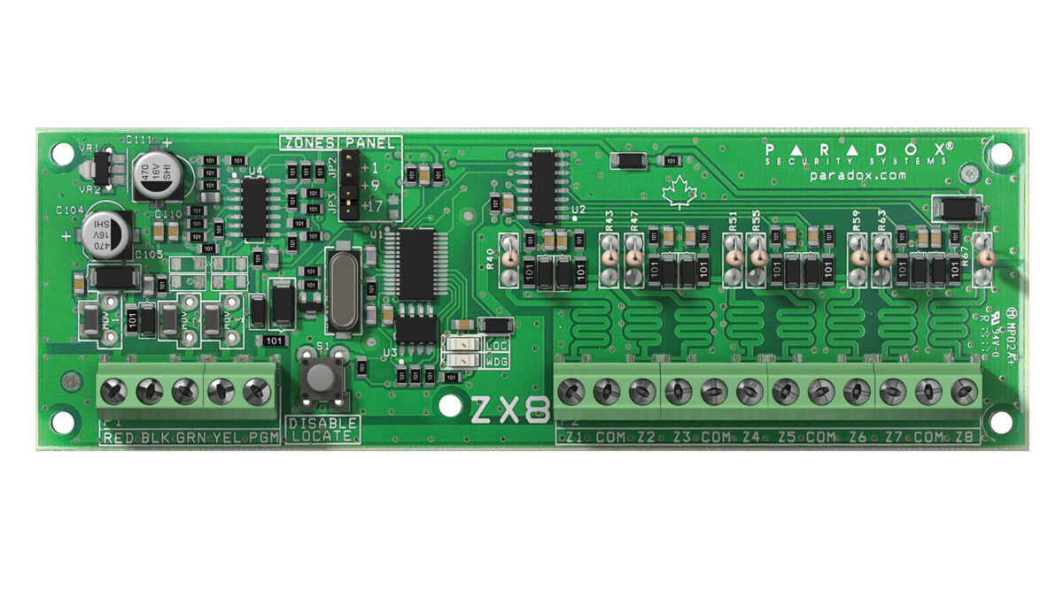 Paradox ZX8 – Moduli za proširenje žičnih zona