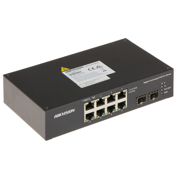 Hikvision DS-3T0510HP-E/HS – Standardni PoE svičevi