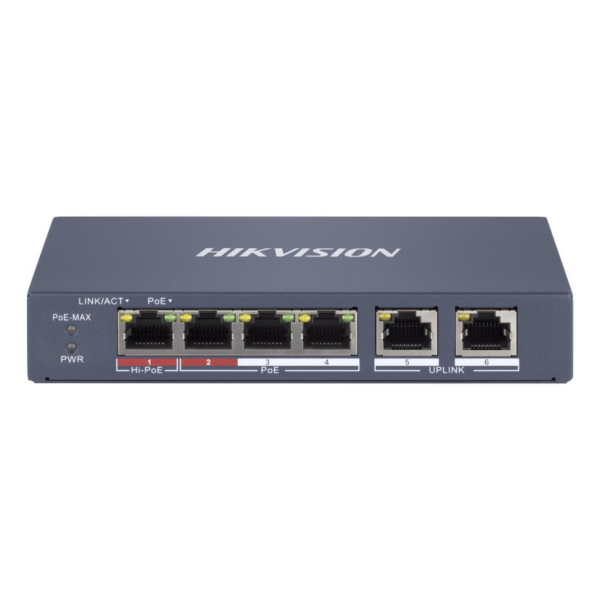 DS-3E1106HP-EI Hikvision DS-3E1106HP-EI – Web-Smart PoE svičevi
