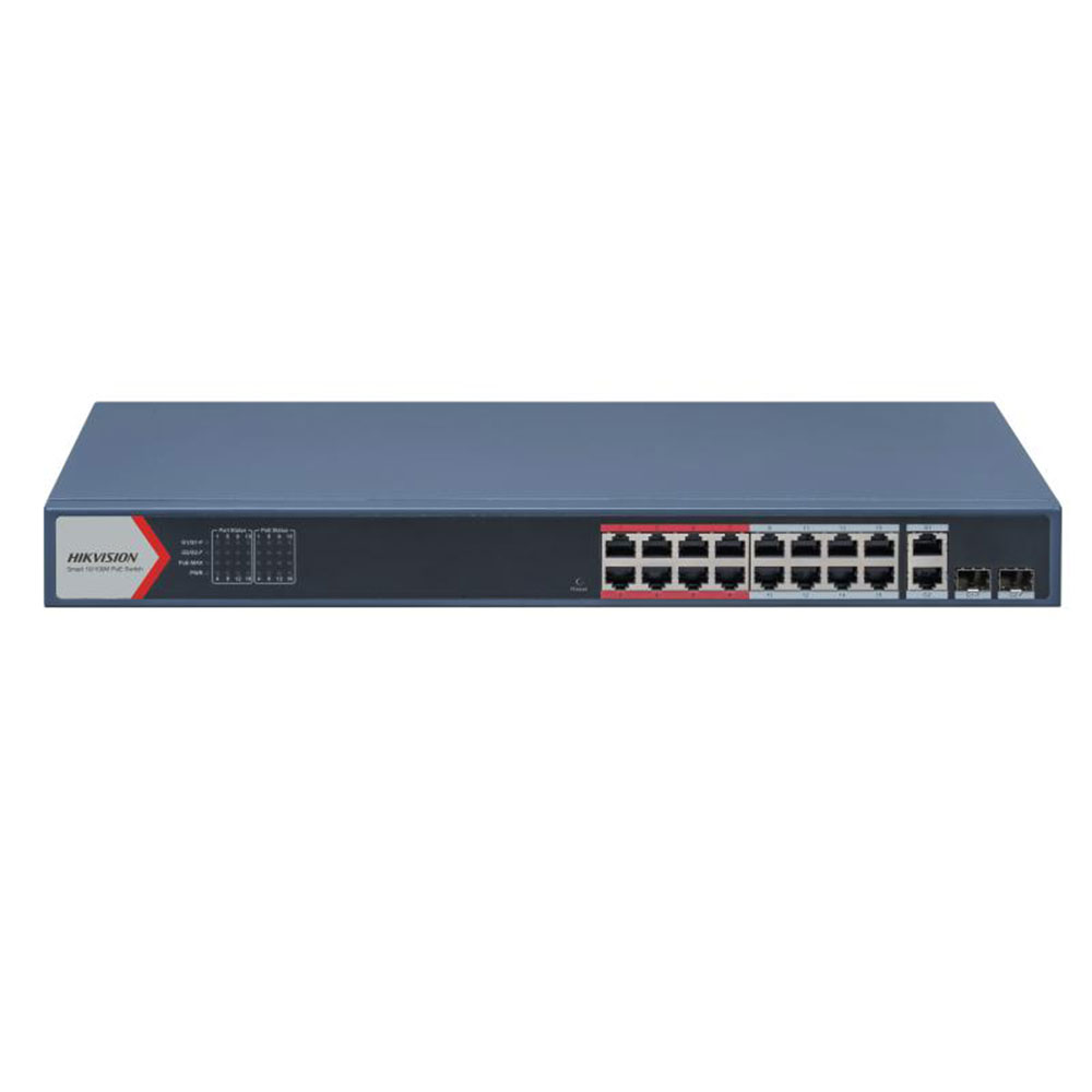 Hikvision DS-3E1318P-EI(B) – Web-Smart PoE svičevi