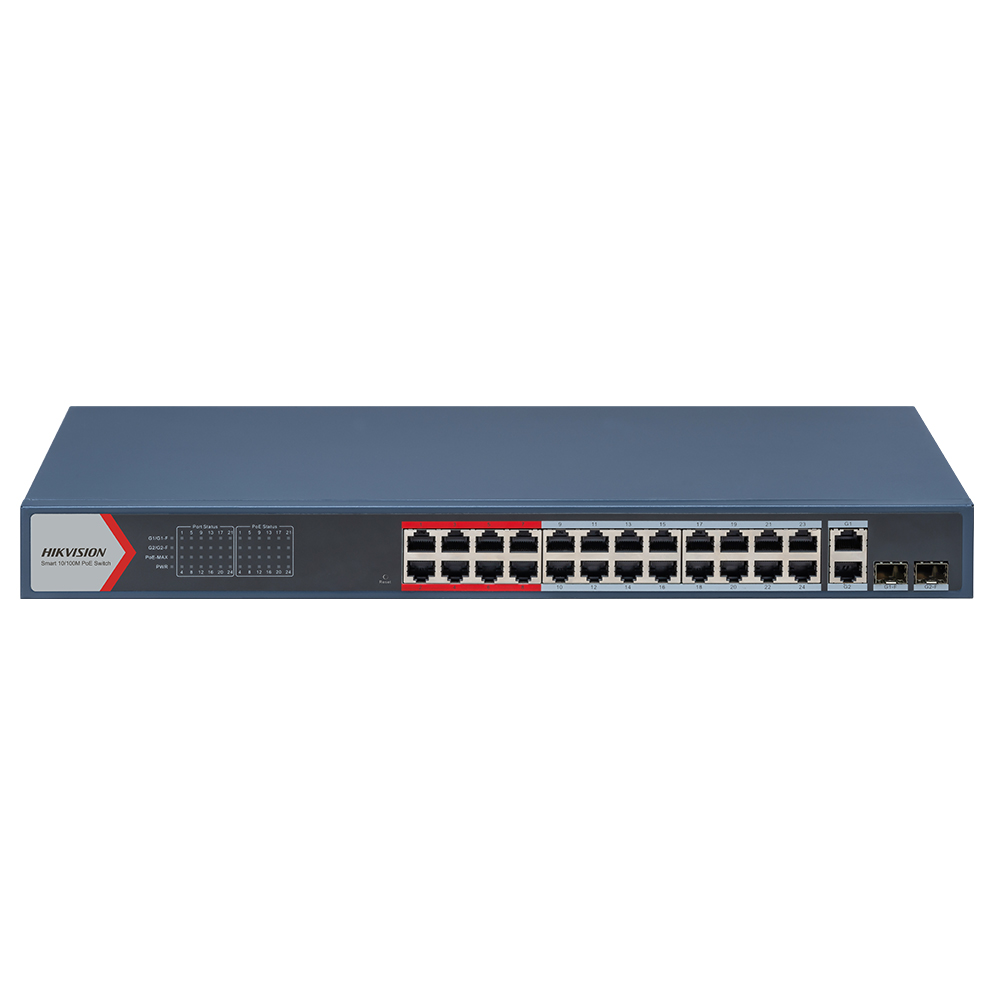 Hikvision DS-3E1326P-EI(B) – Upravljivi PoE svičevi