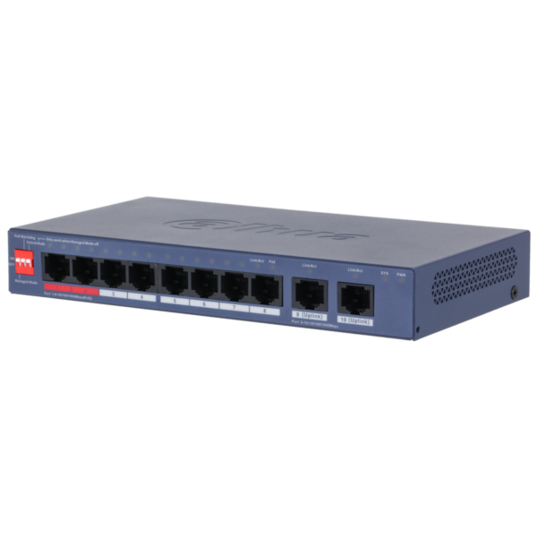 CS4010-8GT-110-V2 Dahua CS4010-8GT-110-V2 – Upravljivi PoE svičevi