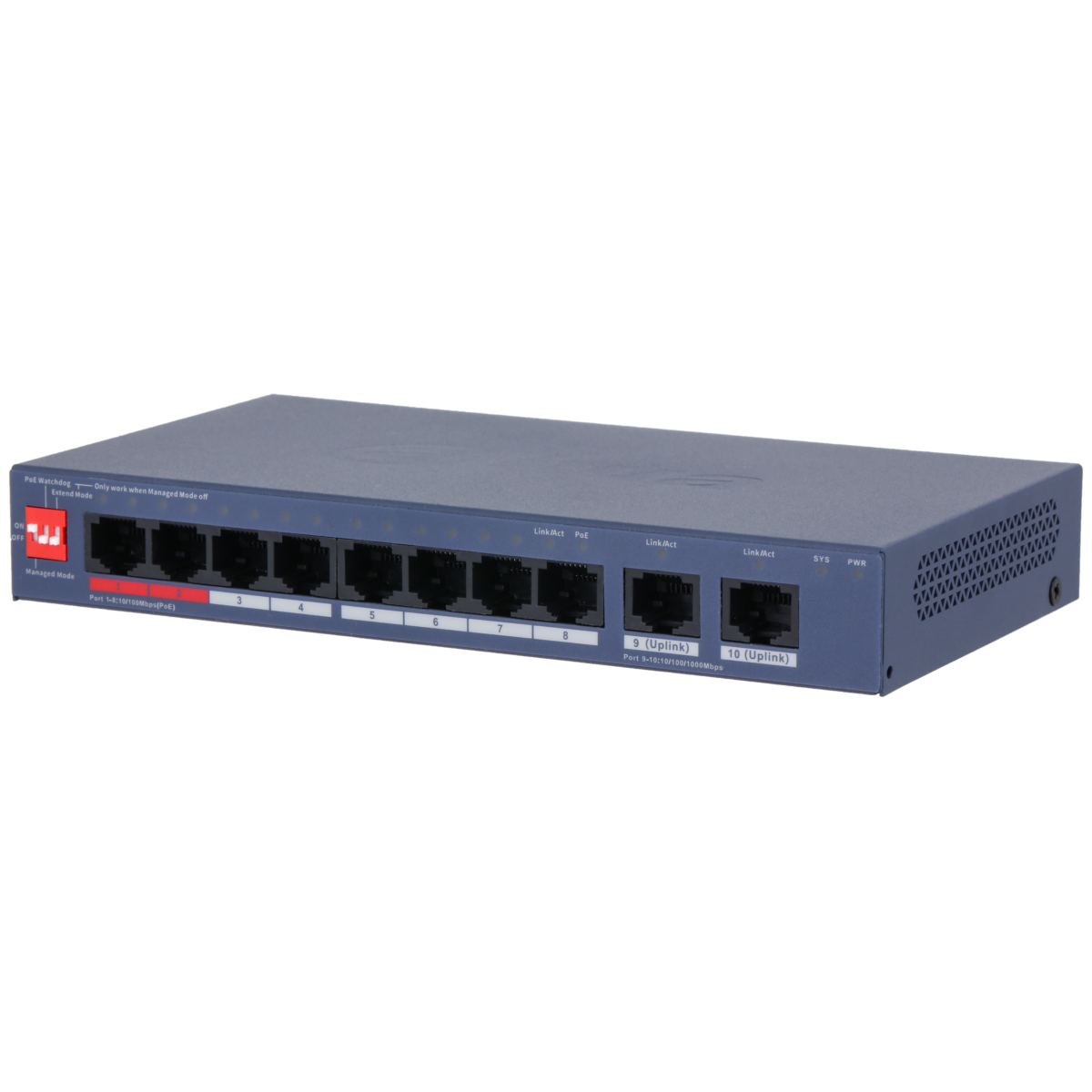 Dahua CS4010-8ET2GT-110 – Upravljivi PoE svičevi